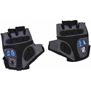 Guantes de ciclismo Guantes de bicicleta prácticos con 1 par para ciclismo Fitness Ejercicio Gimnasio Negro Azul - Product Image 1