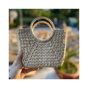 Top Selling Summer Item - <b>Beach</b> <b>Bag</b> Women Water Hyacinth <b>Beach</b> Fashion Handbags Customize Color Handwoven From 99GD - Product Image 4