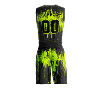 100% Polyester Quick Dry Sleeveless Basketball Uniform Sets Breathable High Quality Wholesale Printed Design for Plus Size - Product Image 6