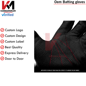 Guantes de Bateo Personalizados para Béisbol, MOQ Bajo, Entrega Rápida, Envío Rápido, Guantes de Bateo OEM, Color y Logotipo Personalizables - Product Image 5