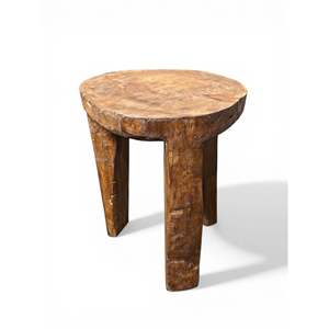 Naga <b>Rustic</b> Handmade Wood <b>Side</b> <b>Table</b> for Living Room General Home Furniture Use - Product Image 5