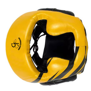 อุปกรณ์ป้องกันศีรษะสำหรับฝึกมวยแบบมืออาชีพปรับได้มีรูปแบบที่กำหนดได้เอง - Product Image 4