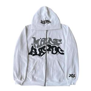 เสื้อฮู้ดผู้หญิงมีสไตล์เสื้อฮู้ดซิปผ้าฝ้าย100% พิมพ์ลายแบบกำหนดเองเสื้อฮู้ดสไตล์ลำลองสำหรับฤดูหนาว - Product Image 4