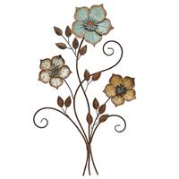 Présentoir décoratif mural créatif feuille de Ginkgo en fer forgé art intérieur tenture murale art métallique pour chambre et salon