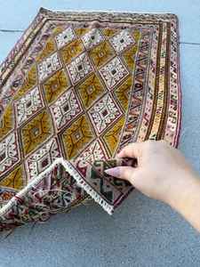 ชุดพรมพื้นที่แบบคลาสสิกสำหรับห้องนั่งเล่นการออกแบบลายดอกไม้แบบตะวันออกพรมผ้าฝ้ายซักได้สำหรับตกแต่งบ้าน - Product Image 3