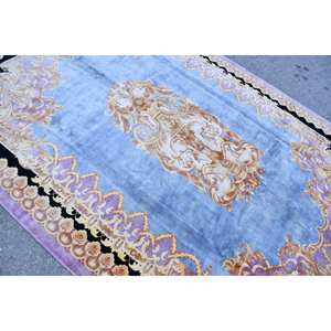 พรมปูพื้นขนแกะสไตล์ตุรกีขนาด6.5x9.6ฟุตพรมปูพื้นทรงสี่เหลี่ยมผืนผ้าสำหรับทางเดินตรงทางเดินทำจากยางพรมรองทางเข้าแบบคลาสสิก - Product Image 5