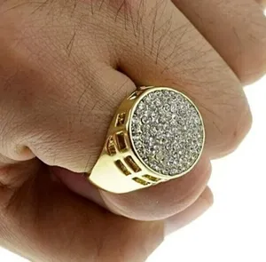 <b>925</b> <b>Silver</b> 2Ct Round Cut Moissanite Engagement Cluster <b>Ring</b> - Product Image 1