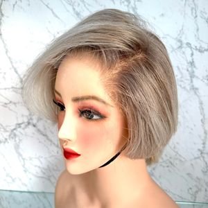No 1 Precio al por mayor Cabello corto vietnamita Color gris Pelucas diseñadas Proveedor de cabello humano Extensiones de cabello humano virgen - Product Image 3