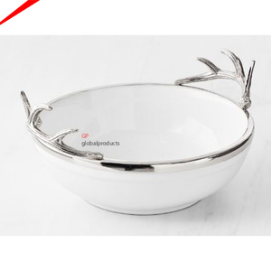 ชามโลหะทรงกลมพร้อมชามทองดีไซน์สวยใหม่ล่าสุดสำหรับตกแต่งโต๊ะ - Product Image 4