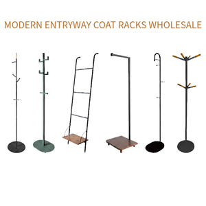 Sleek Matte Finish Steel <b>Garment</b> Tree Freestanding Vertical Clothes Holder for Narrow Entryway and Master Bedroom - Product Image 2