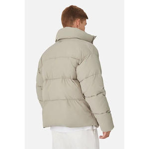 Chaqueta acolchada de poliéster y algodón 100% para hombre, nuevo estilo, ultraligero, ropa de invierno de calle alta, cuello levantado con capucha, bombardero acogedor - Product Image 2
