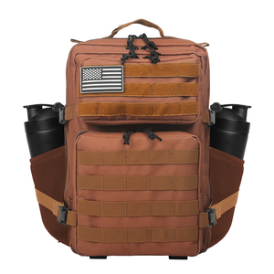 Mochila Oxford táctica multifuncional negra de gran capacidad de alta calidad para exteriores con sistema Molle para senderismo, Camping, escalada - Product Image 2