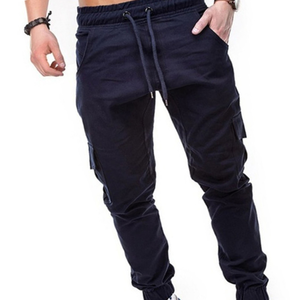 Pantalones Cargo Joggers para Hombre, Corte Recto, Casuales, 100% Poliéster, Largos, Impermeables, Transpirables, Ecológicos, Forrados de Felpa, Elásticos - Product Image 6