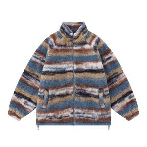 <b>Sherpa</b> Fleece <b>Jacket</b> For <b>Men</b> With Full Zip Front And Warm Lining Designed For Outdoor Comfort In Cold And Breezy Winter Days - Product Image 1