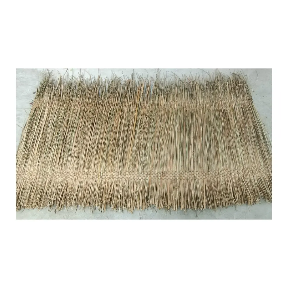 Natuurlijk Materiaal Rieten Dak Voor Buiten Backyardgrass Rieten Dak Hut-Zeegras Mat Voor Dakbedekking Van Vietnam