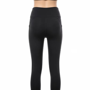Leggings de Nailon y Elastano Transpirables con Costuras, Tejido Elástico de Secado Rápido, Cómodos, de Cintura Alta, Ropa Deportiva para Entrenamiento, Fitness, Yoga, Pantalones para Mujer - Product Image 2
