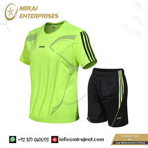 Vente en gros 2 pièces ensemble survêtement décontracté costumes de sport pour hommes été hommes course à pied hommes Fitness Jogging Gym ensembles de vêtements de sport - Product Image 3