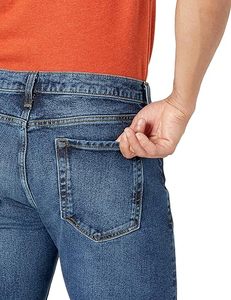 Fashion Stacked Denim <b>Jeans</b> for <b>Men</b> Color Fade Proof Breathable Light Weight <b>Jeans</b> <b>Men</b> Selvedge <b>Skinny</b> Straight Leg Pent - Product Image 5