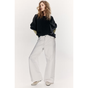 Sudadera de Jersey de algodón negro Premium personalizada para mujer sudaderas holgadas de tela transpirable para mujer OEM Bangladesh - Product Image 2