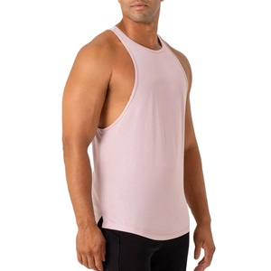 Camiseta sin Mangas Personalizada de Fabricante OEM, Corte Regular, Transpirable, Ecológica, de Poliéster/Algodón, Estilo Urbano, para Gimnasio - Product Image 2