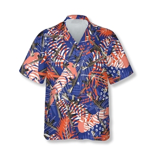 Camisa Hawaiana de verano cómoda de la mejor calidad para hombres, transpirable, elegante, estampado, manga corta, con botones, vacaciones en Resort - Product Image 5
