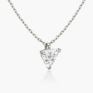 Elegante Collar con Colgante de Diamante Moissanite Solitario Premium, Accesorio de Piedra Preciosa de Lujo - Product Image 1