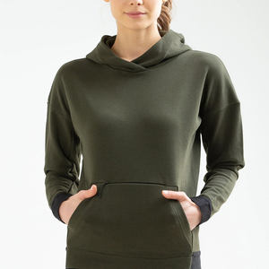 Sudaderas con Cremallera para Mujer, Diseño Nuevo, Técnica Puff, Cuello Alto, Cremallera Completa, Sudaderas Cortas, 100% Algodón, Más Vendidas - Product Image 1