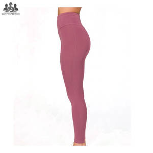 Leggings de Yoga de Cintura Alta Elástica, Secado Rápido, Sólidos, Transpirables, de Longitud Completa, con Efecto Push-Up - Product Image 4