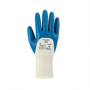 Gants de ménage ActivArmr Hylite 47-400 Taille 8 Blanc/Bleu 3/4 Nitrile EN 388 PPE Catégorie II ANSELL Lot de 12 - Product Image 3