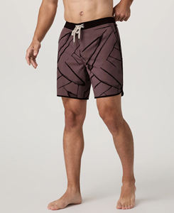 Short d'été pour hommes High Street New Style Embroidery Patch Sublimation Fermeture à cordon Respirant Tissé Active Bottoms Solid - Product Image 5