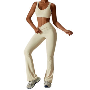 Soutien-gorge de sport de yoga U-NECK une pièce pour femmes de haute qualité pour adultes grande taille avec technologie d'évacuation de la transpiration - Product Image 4