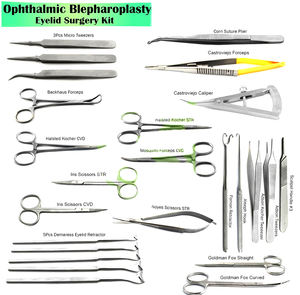 Kit oftálmico Instrumentos quirúrgicos de blefaroplastia Micro Retractor de párpados Cirugía menor básica Instrumentos quirúrgicos de disección - Product Image 6