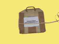 Bolsas Organizadoras Impermeables de Yute con Cremallera y Asa Ajustable para Conferencias, Material Escolar y de Oficina, con Tablero para Documentos y Asa de Madera
