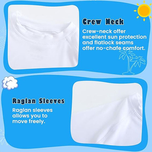 Venta caliente Ropa para niños de manga larga Niños Protección solar y sombrilla Tops deportivos Secado rápido Jogger Tops Camiseta para adolescentes - Product Image 6