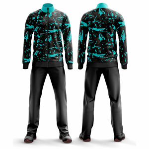 Casual Winter Hooded Printed Fitness Tracksuit Jacket <b>Trouser</b> Women Youth Teamwear Training Custom Drawstring Sport - Product Image 2