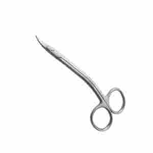 Ciseaux doublement incurvés Outils de chirurgie buccale Ciseaux dentaires médicaux en acier inoxydable - Product Image 1