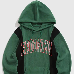 Vente en gros de produits populaires sweat à capuche en molleton avec logo personnalisé pour hommes sweat à capuche en molleton épais uni rudiments personnalisés, coton mélangé - Product Image 1