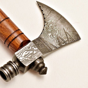 Hacha Damasco profesional personalizada de alta calidad, servicio OEM y ODM, logotipo más vendido, hachas ligeras de acero Damasco - Product Image 6