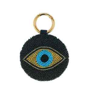 งานปักมือสุดหรูสำหรับพวงกุญแจประดับลูกปัดและเครื่องประดับตกแต่งกระเป๋า พวงกุญแจรถยนต์ประดับลูกปัดสีเขียวแฟชั่น - Product Image 4