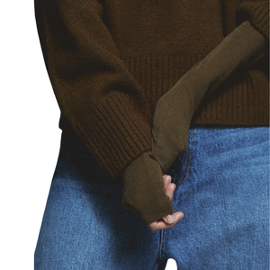 Suéter de Punto de Alta Calidad, Mezcla de Cachemira, Antiencogimiento, Unisex, Hecho a Medida, 300g, Tinte Espacial Heather - Product Image 3