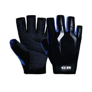 ถุงมือยกน้ำหนักหนังแท้สีพื้นคุณภาพสูงปี 2024 แบบครึ่งนิ้ว สายรัดข้อมือปรับได้ สำหรับออกกำลังกาย ปั่นจักรยาน รับน้ำหนักมาก - Product Image 4