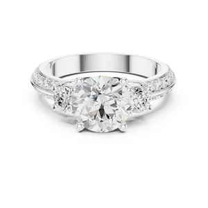 Royal Veli jewels Anillo de compromiso de oro de 18 quilates con diamante cultivado en laboratorio - Product Image 3