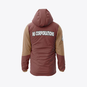 Pakistan Manufacturer Casual Men <b>Windbreaker</b> Jackets Stand Collar Winter Season Low MOQ Front Logo Position - Product Image 4