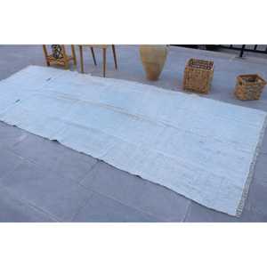 พรมวินเทจตุรกี ขนาด 4.5x10.6 ฟุต ลายดอกไม้สีขาว - Product Image 4