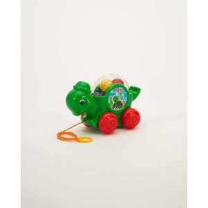 Jouet musical en plastique souple pour enfants Anand Kids' Turtle Pull-Along Buddy, compagnon de marche lent et assuré - Product Image 1