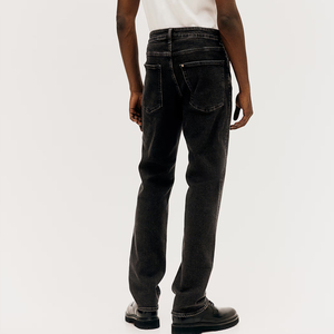 กางเกงยีนส์ทรงหลวมสำหรับผู้ชายกางเกงยีนส์ระบายอากาศได้ดีแฟชั่นใหม่ล่าสุด - Product Image 2