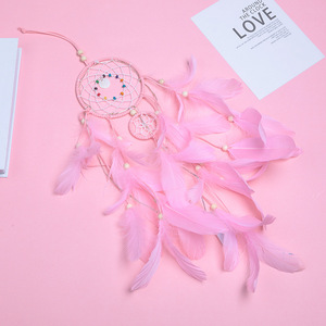 Handmade pastel lông Giấc Mơ Catcher tường trang trí nội thất cho phòng ngủ như gió & Giấc Mơ Catcher trang trí đẹp - Product Image 3