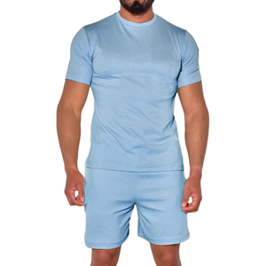 Vente en gros personnalisé 2025 nouveau design meilleure vente ensembles d'été pour hommes conception unique service OEM tenue décontracté professionnel hommes ensemble d'été - Product Image 2