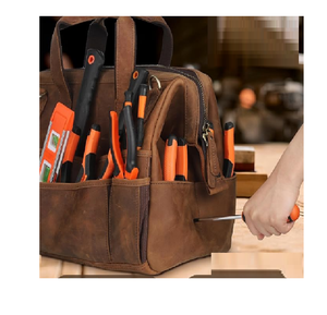 Sacoche de Selle en Cuir pour Moto, en Toile Imperméable, Souple, Original, en Cuir de Vache, Outil pour Moto - Product Image 2