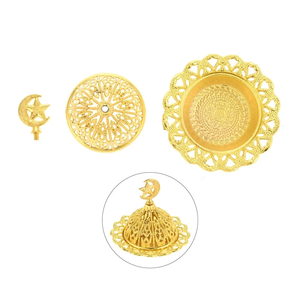 Brûleur d'encens religieux en laiton, forme personnalisée, durable, encens indien 100% naturel pour la décoration de la maison/du bureau - Product Image 2